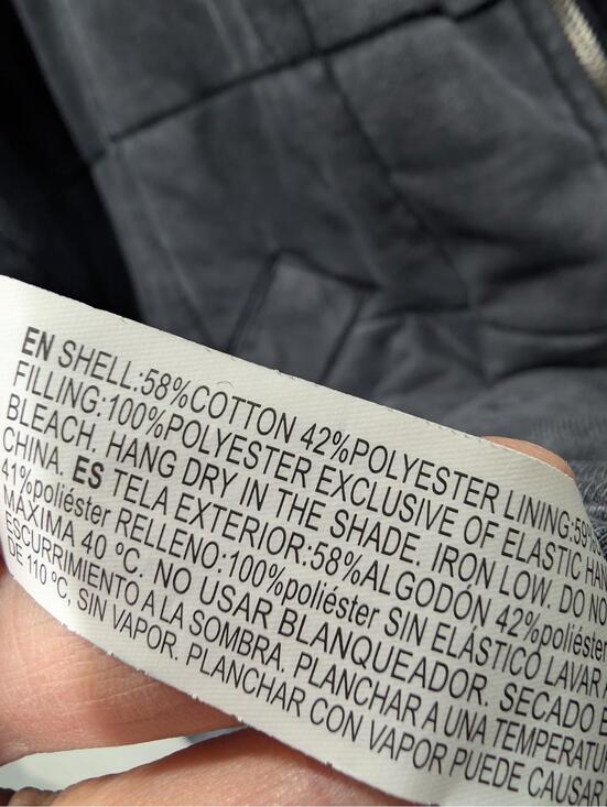 Forever 21 Free People Quilted Jacket Dark Gray Plus Size 2X - Picture 5 of 6